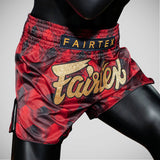 Fairtex BS1919 Rodtang Muay Thai Shorts Rot/Schwarz