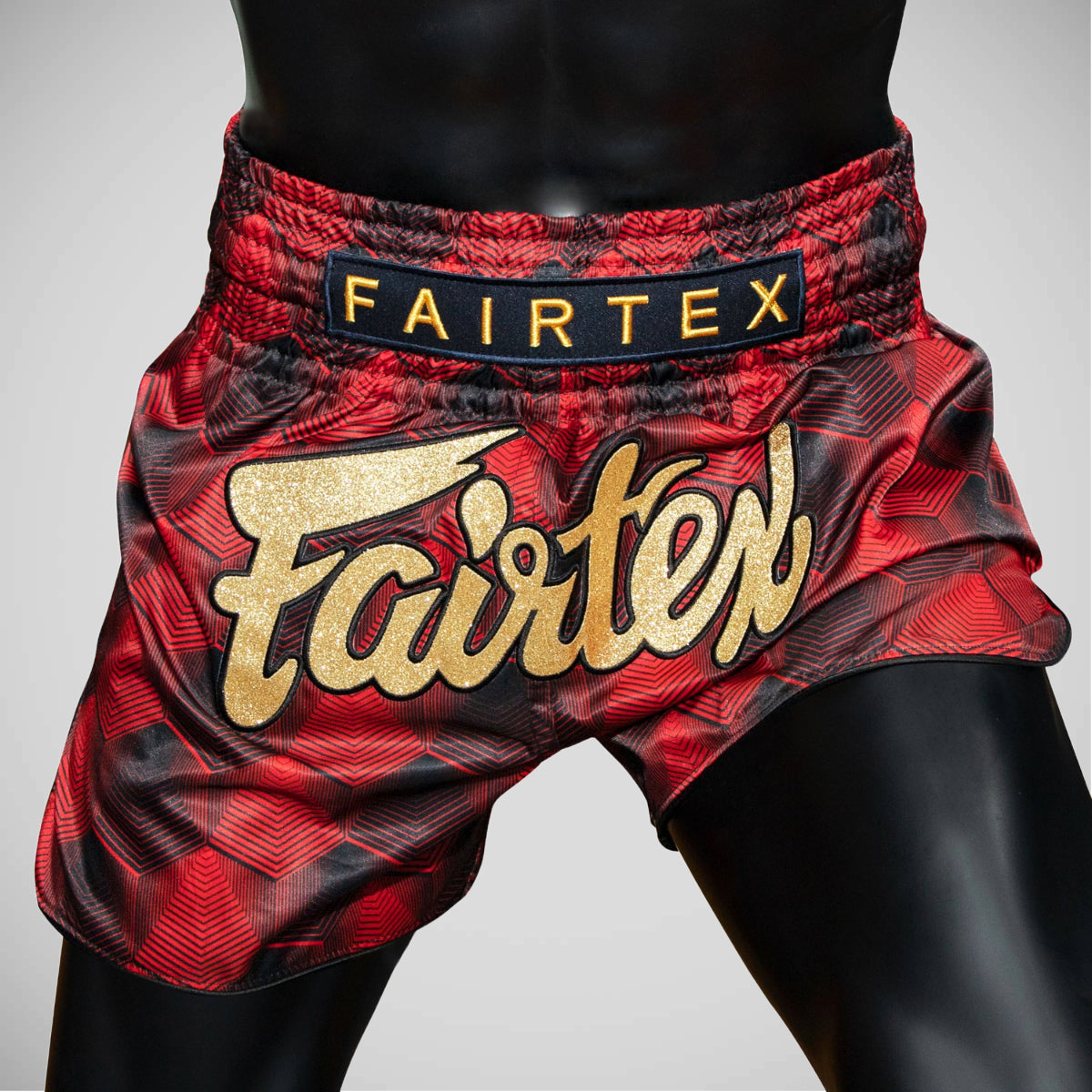 Fairtex BS1919 Rodtang Muay Thai Shorts Rot/Schwarz