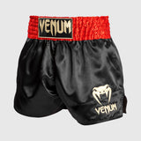 Venum Clásicos pantalones cortos muay tailandés rojos/negros/dorado