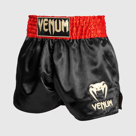 Red/Black/Gold Venum Classic Muay Thai Shorts