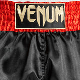 Venum Clásicos pantalones cortos muay tailandés rojos/negros/dorado
