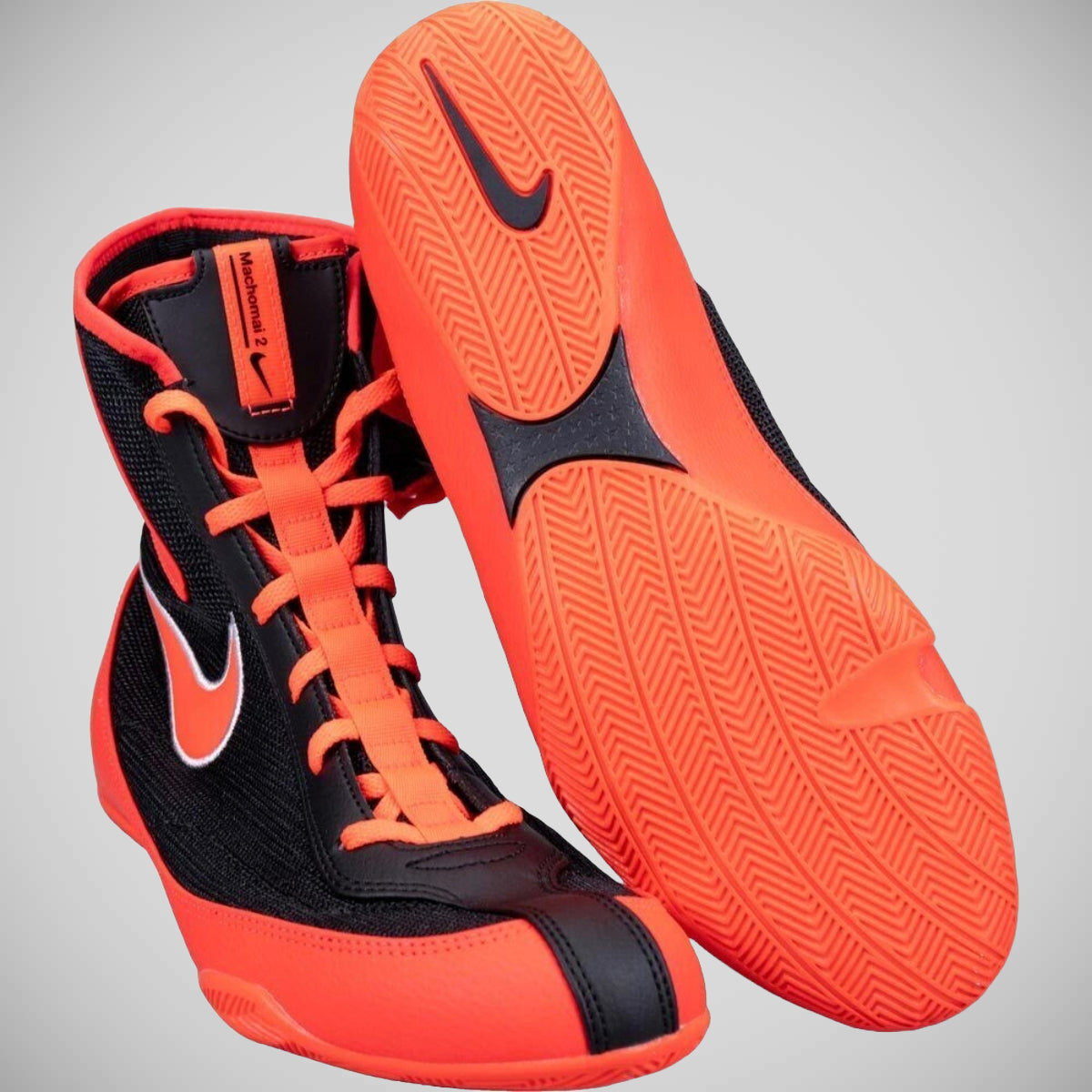 Red/Black Nike Machomai 2 Boxing Boots   