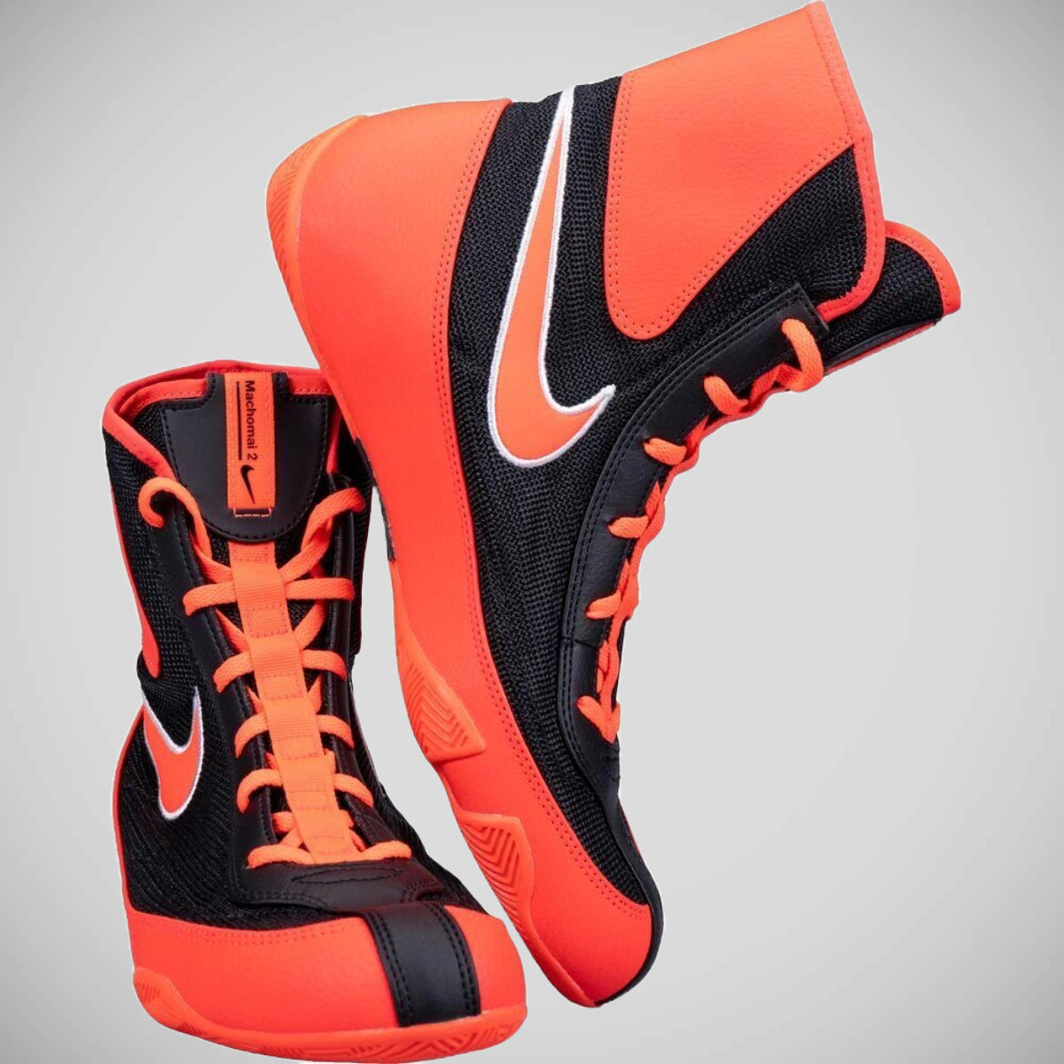 Red/Black Nike Machomai 2 Boxing Boots   