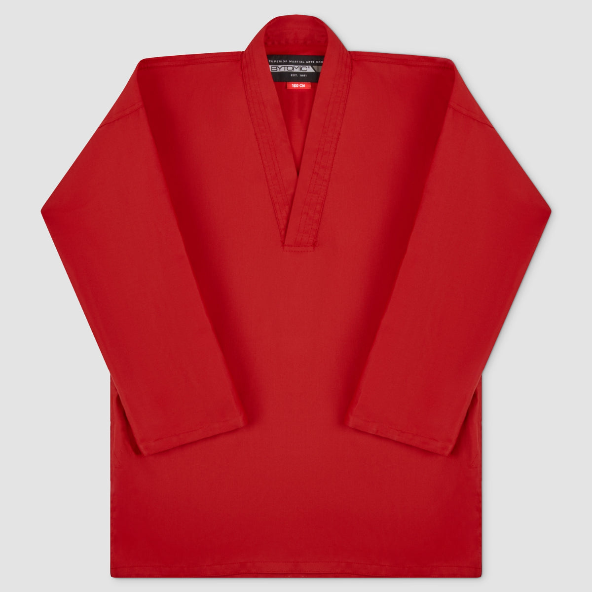 Bytomic Red Label V-Neck Adult Martial Arts Uniform Red