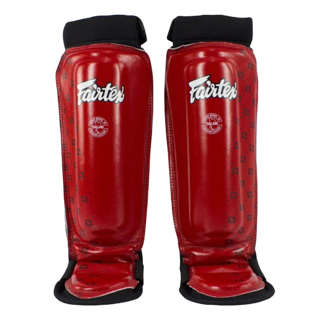 Fairtex SP6 Shin Guards Red