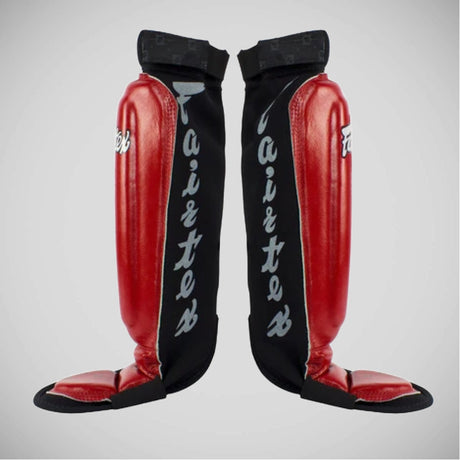 Fairtex SP6 Shin Guards Red