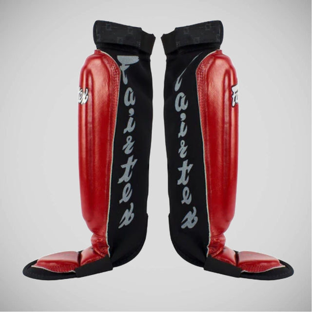 Fairtex SP6 Shin Guards Red
