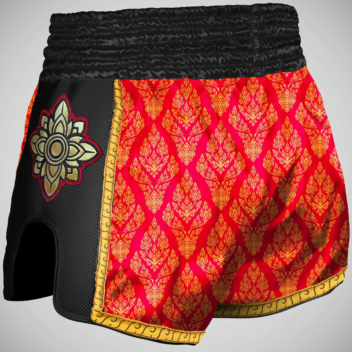 8 Оружие Древнее 2.0 Super Mesh Muay Thai Shorts Red/Gold
