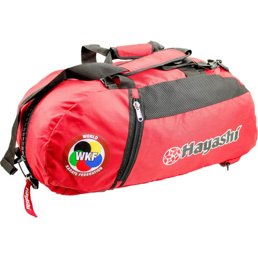 Red Hayashi WKF Sportsbag/Backpack