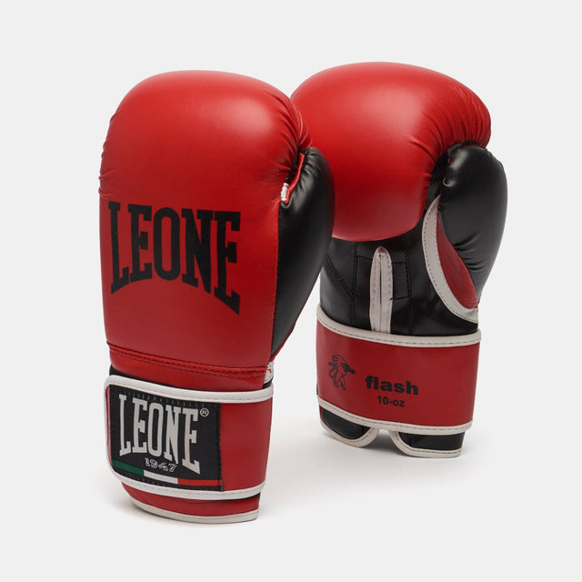 Red Leone Flash Boxing Gloves   