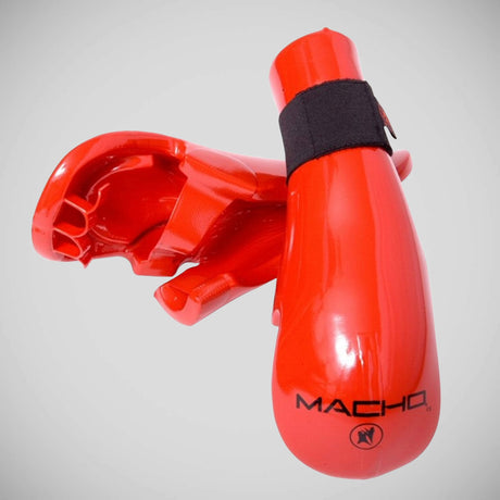 Red Macho Kids Dyna Closed Finger Punch   