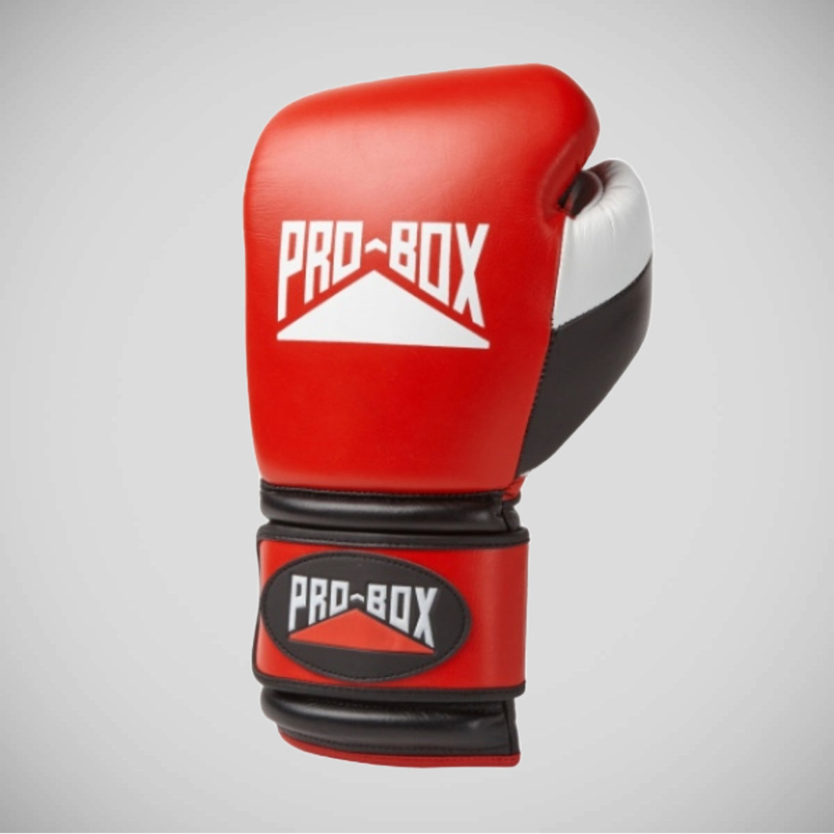 Red Pro-Box Pro-Spar Leather Boxing Gloves   