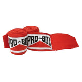 Red Pro-Box Senior AIBA Spec Stretch Hand Wraps   