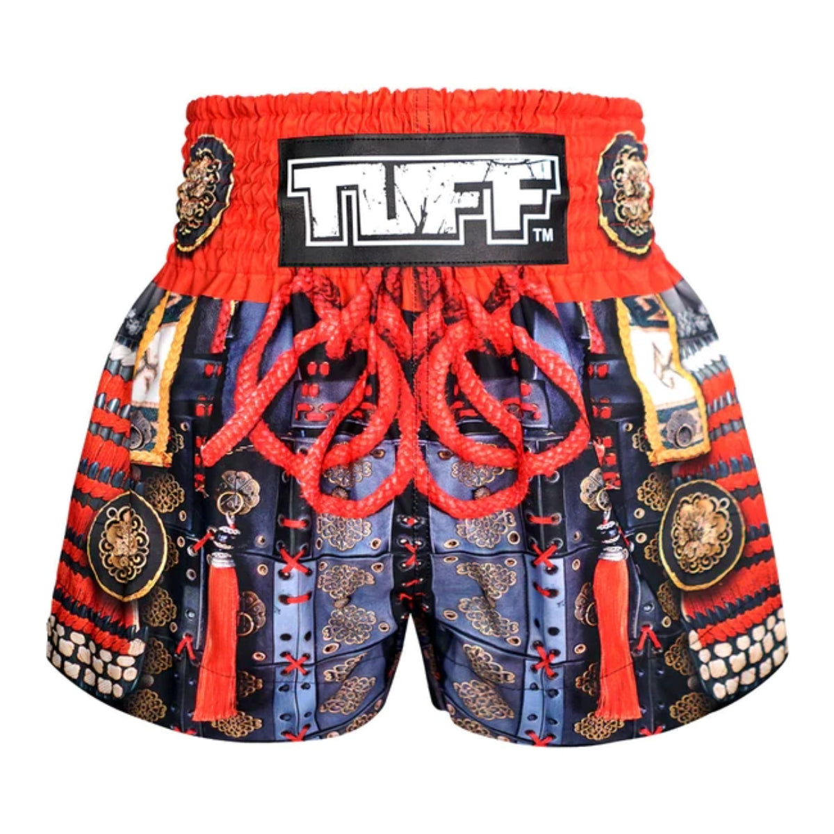 TUFF Sport MS657 The Armour Muay Thai Shorts Red