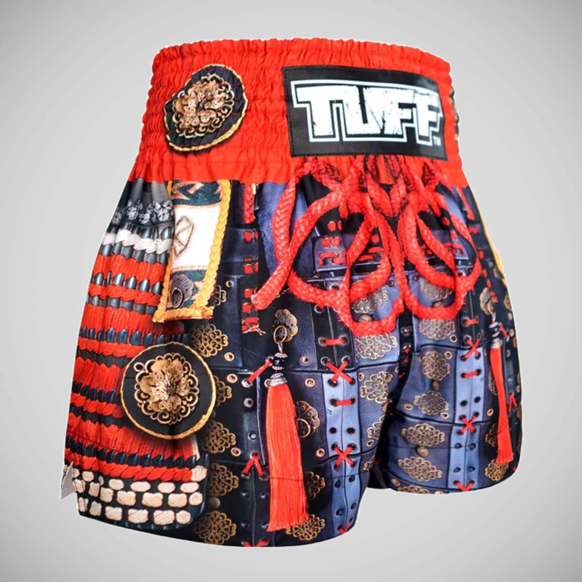 TUFF Sport MS657 The Armour Muay Thai Shorts Red