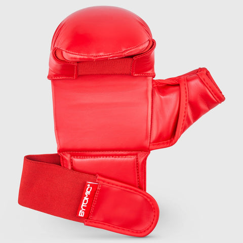 Red/White Bytomic Red Label Karate Mitt with Thumb