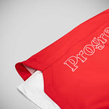 Fremdriftsprofil rød og hvit hybrid shorts rød/hvit