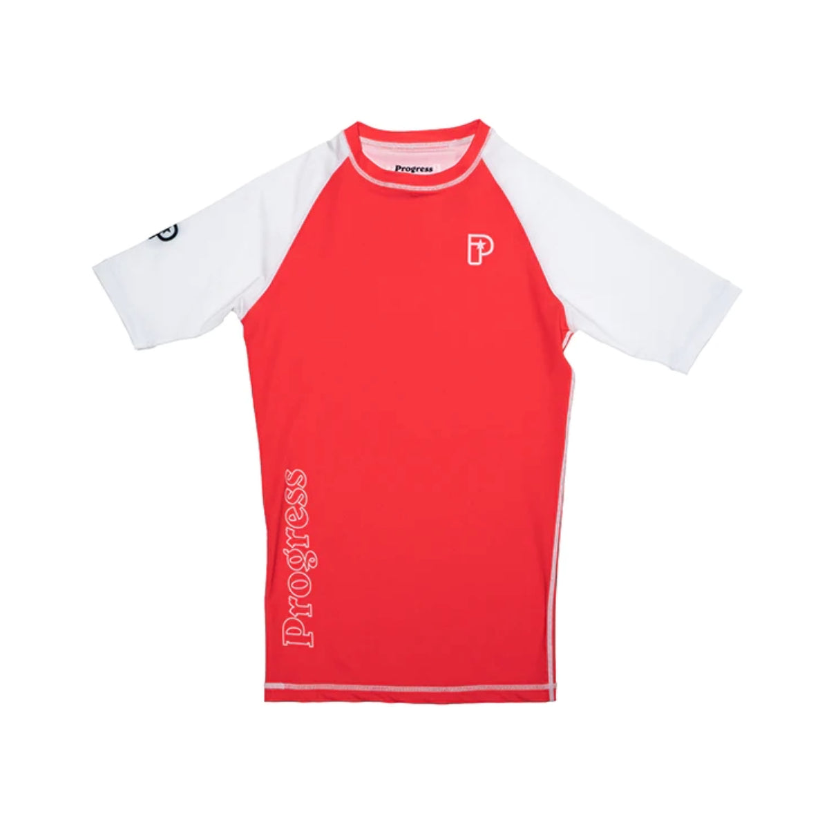 Progress Profile Red and White Rash Guard Red/White from Made4Fighters