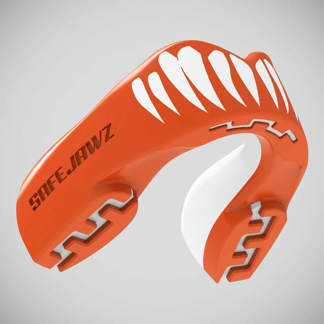 SafeJawz Extro Viper Mouth Guard Red/White