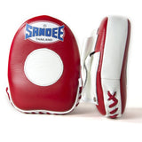 Red/White Sandee Mini Focus Mitts   