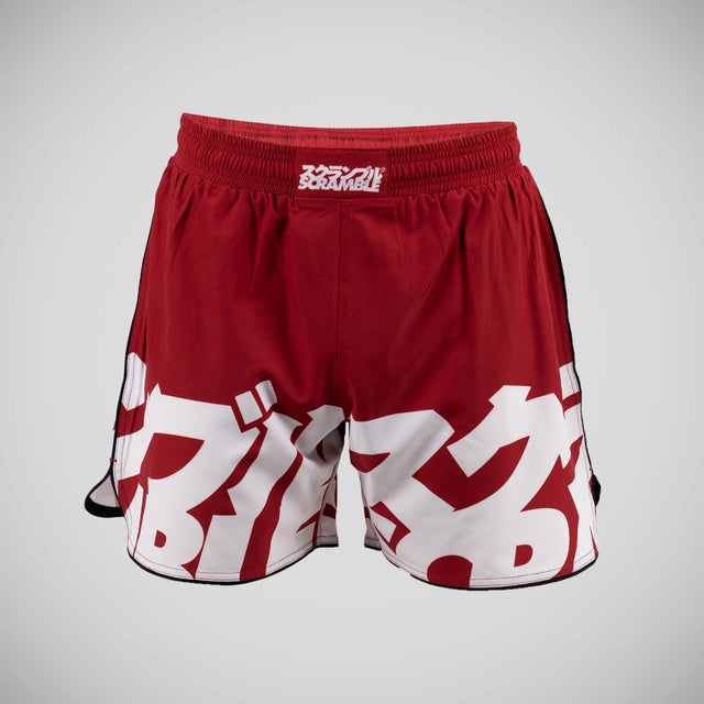 Red/White Scramble Baka Grappling Shorts   