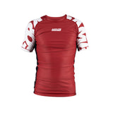 Red/White Scramble Baka Rash Guard   