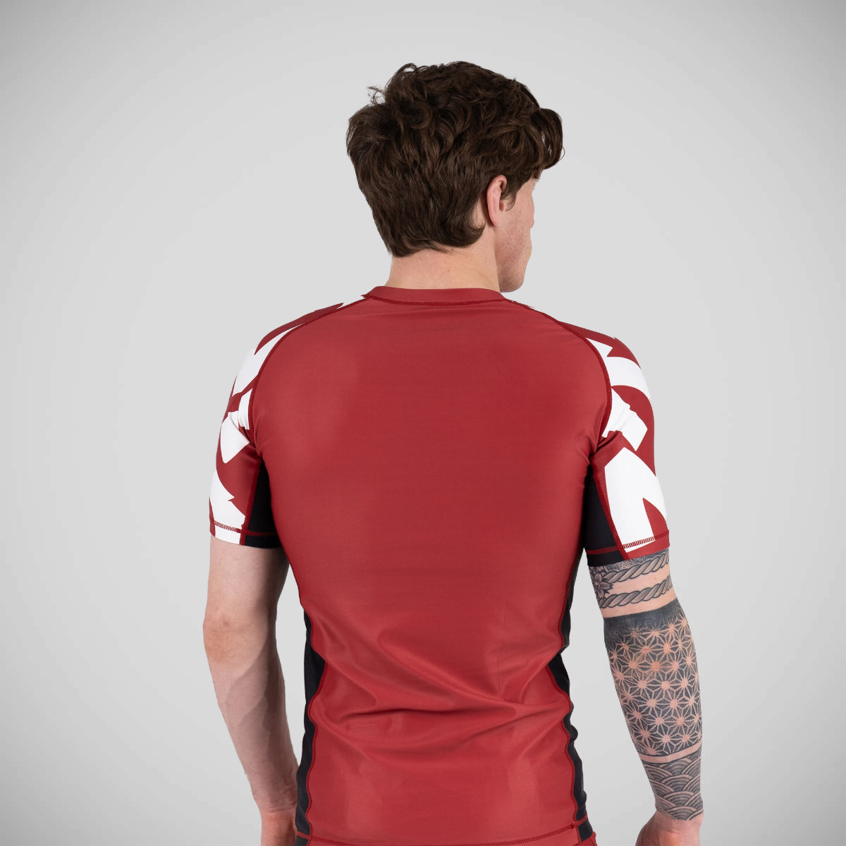 Red/White Scramble Baka Rash Guard   