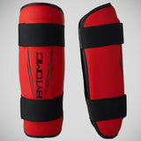 Bytomic Axis V2 Shin Guards Red/Black