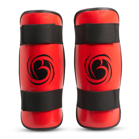 Red/Black Bytomic Performer Shin Guards