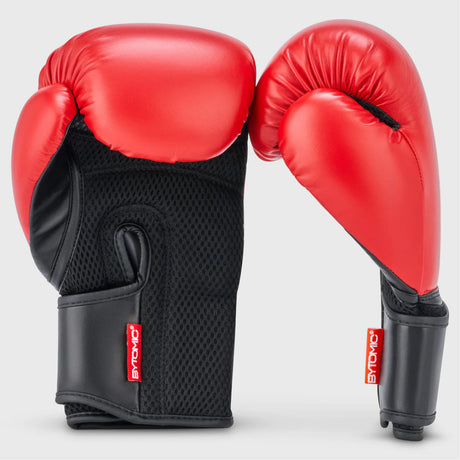 Guantes de boxeo de etiqueta roja bytómica rojo/negro