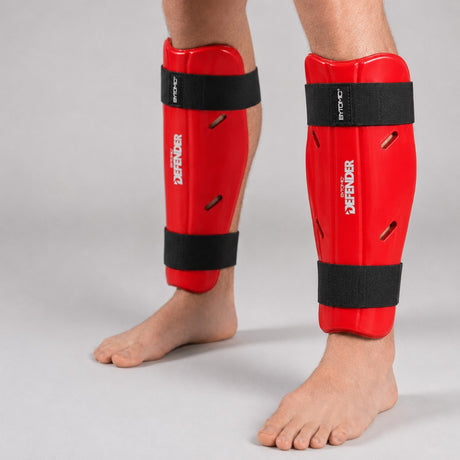 Bytomic Defender Shin Guard Red