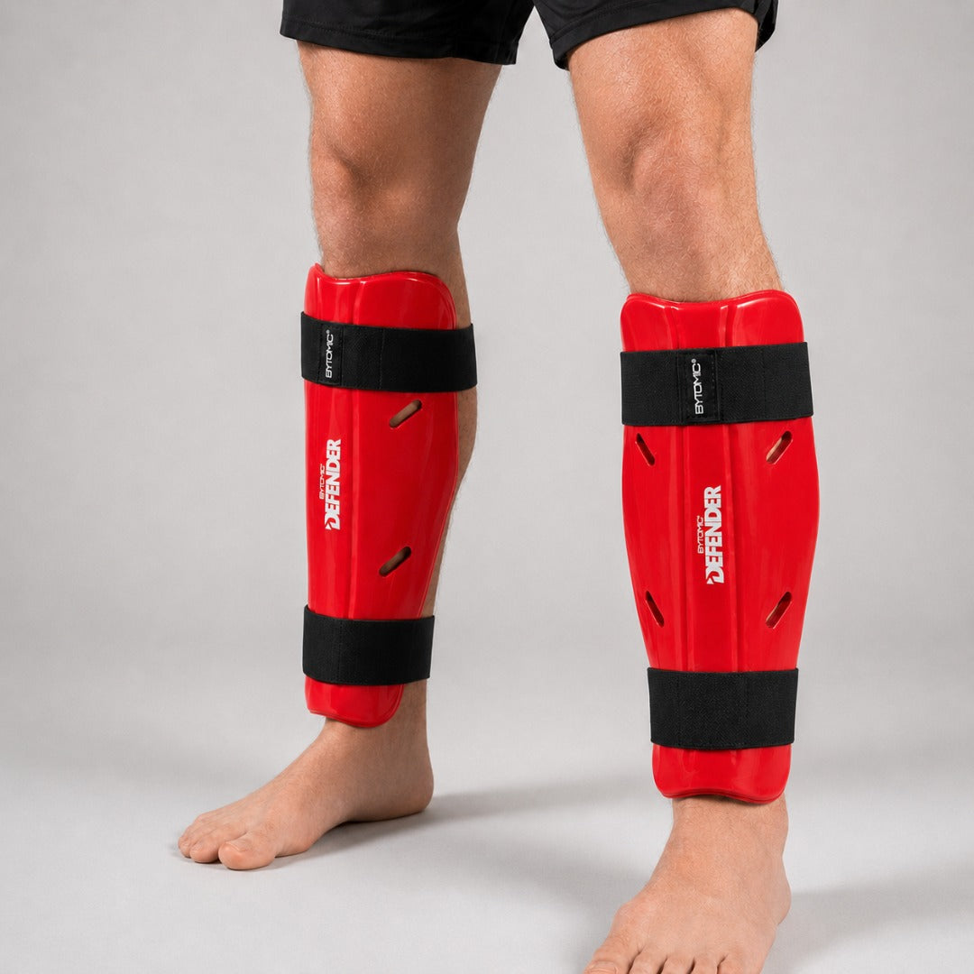 Bytomic Defender Shin Guard Red