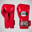 Red Cleto Reyes Velcro Boxing Gloves   