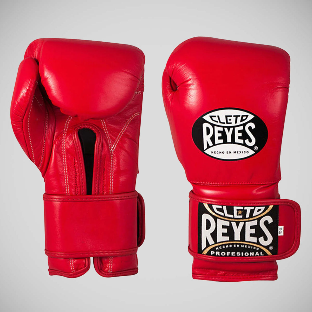 Cleto Reyes Hook and Loop Fastening Boxing Gloves Red