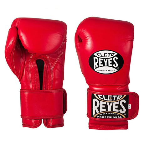 Red Cleto Reyes Velcro Boxing Gloves   