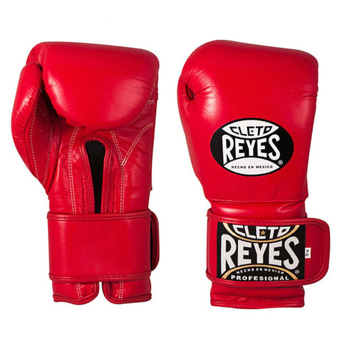 Red Cleto Reyes Velcro Boxing Gloves