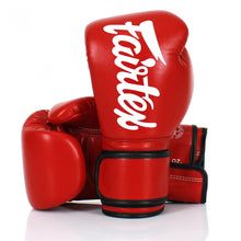 Red Fairtex BGV14 Microfiber Boxing Gloves