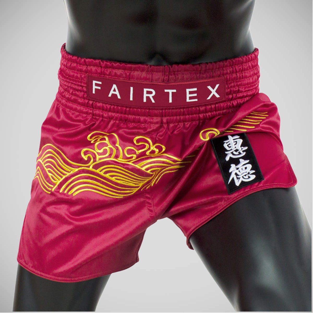 Fairtex BS1910 Goldener Fluss Muay Thai Shorts rot