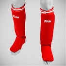 Fairtex SPE Elasticated Shin Guards Red