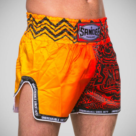 Sandee Warrior Muay Thai Shorts Red/Orange