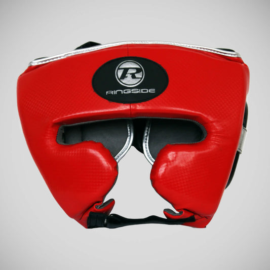 Red/Silver Ringside Pro Fitness Head Guard