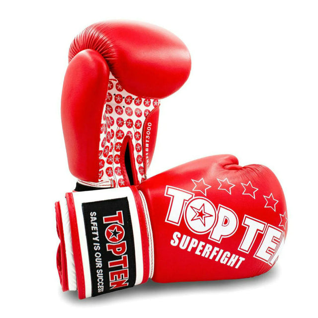 Top Ten Superfight Boxing Gloves Red