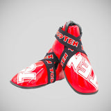 Red/White Top Ten Superlight Glossy Kicks   