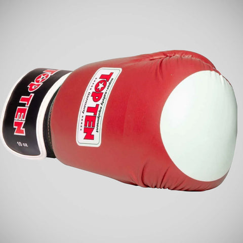 Red Top Ten WAKO Boxing Gloves