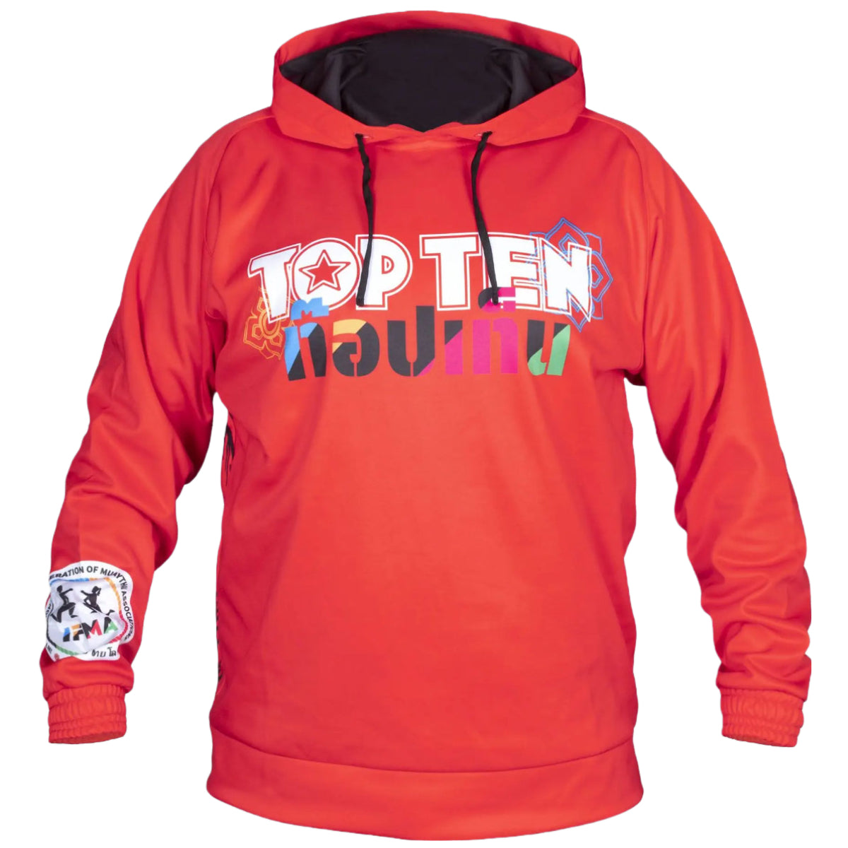 Red Top Ten Wai Khru IFMA Hoodie   