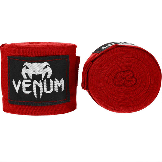 Red Venum 2.5m Boxing Hand Wraps