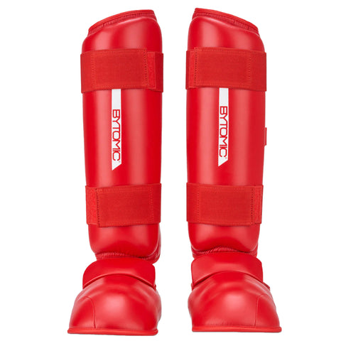 Red/White Bytomic Red Label Karate Shin/Instep