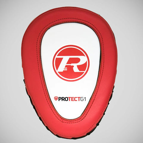 Red/White Ringside Protect G1 Hook & Jab Pads