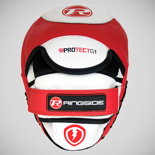 Ringside Protect G1 Hook & Jab Pads Red/White