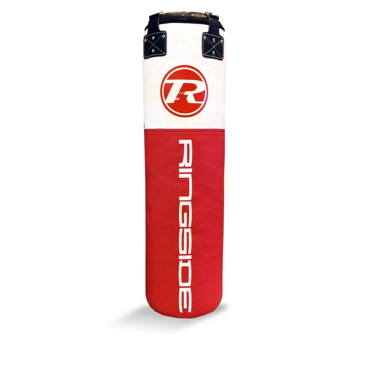 Rood/witte ringside synthetisch leer 4ft punchbag